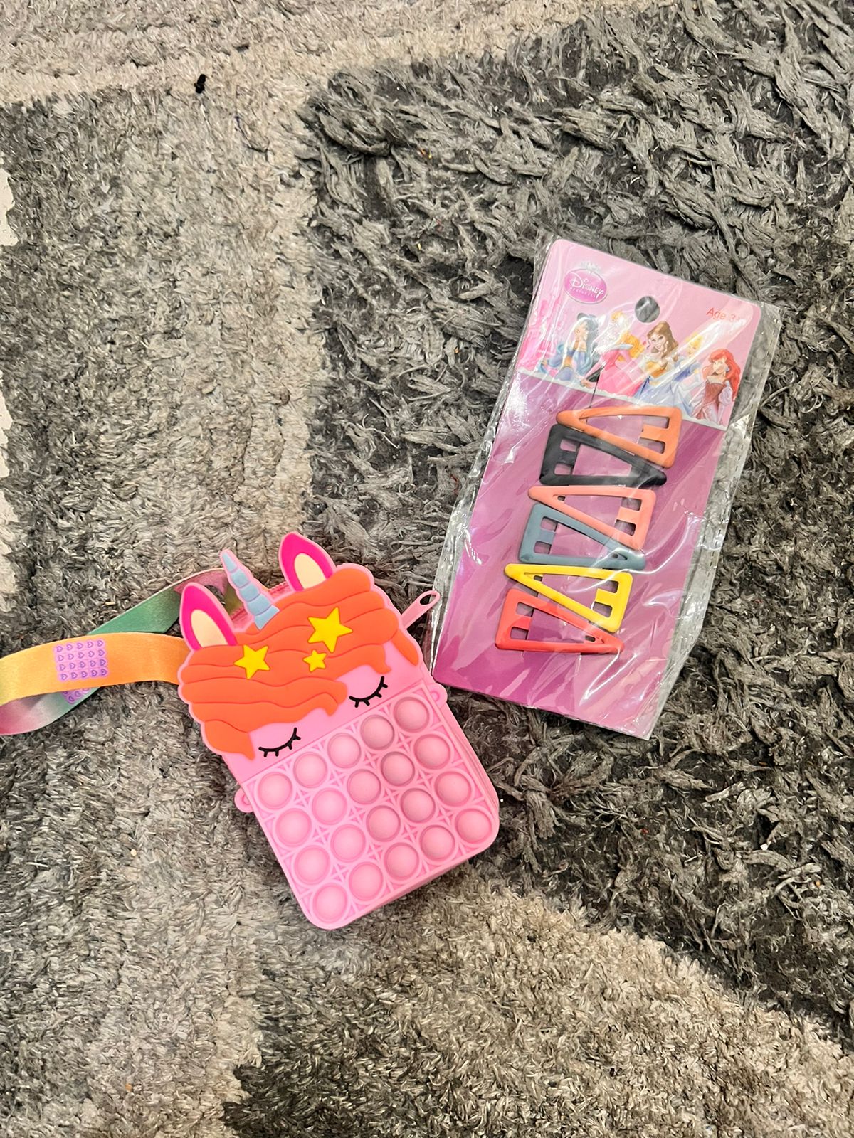 Pack of 2 Hot Selling Pins Pack with Pop It Unicorn Bag Blessed Sale