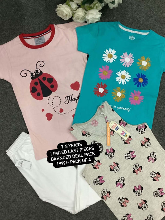 Kids Affordable Collection 2026: Kids Girls Branded Packs Deal Summer Sale 7-8 Years