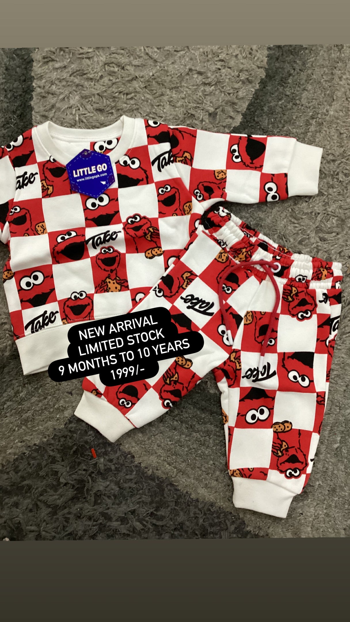 Kids Girls Boys Affordable Baby Outfits –- Winter Warm Original Branded Track Suits