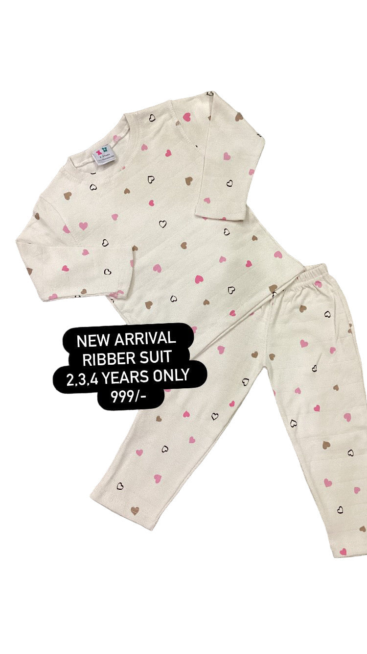 Kids Girls Affordable Baby Outfits –- Ribber Track Suit