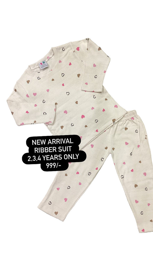 Kids Girls Affordable Baby Outfits –- Ribber Track Suit