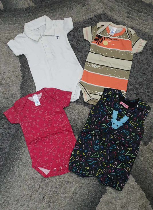 Kids Girls Boys Summer Sale Pack of 2|3|4 Rompers : Branded and Imported Rompers 3-6 Months