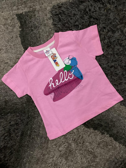 Kids Girls Summer T Shirt Branded Imported