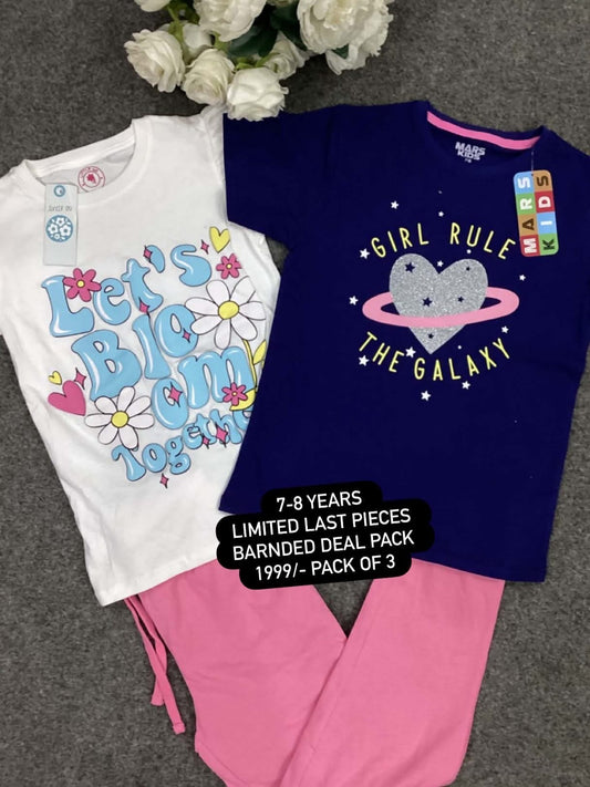 Kids Affordable Collection 2026: Kids Girls Branded Packs Deal Summer Sale 7-8 Years