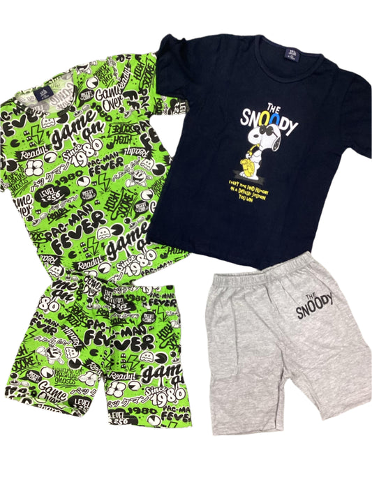 Kids Girls Boys Summer Pj Suit 6-7 Year