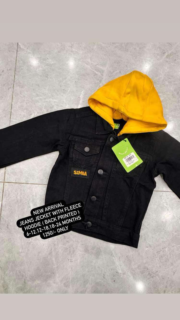 Kids Girls Boys Denim Jeans Jacket imported branded