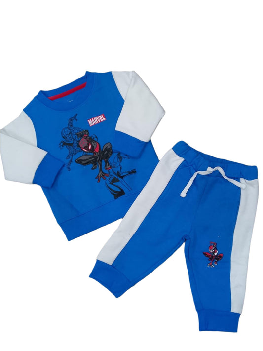 Kids Infant Boys Winter Warm Fleece Track Suit  9-12 Months