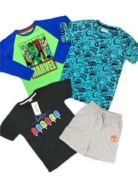 Kids Boys Summer Deals 7-8 Years Shirts and Shorts