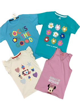 Kids Girls Summer Deals 7-8 Years Shirts