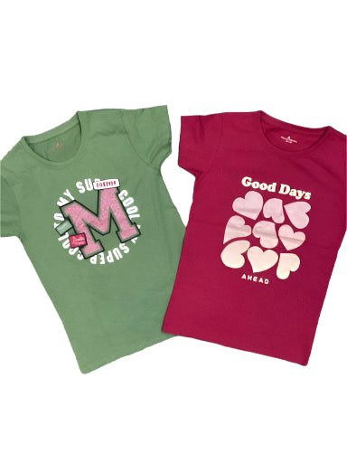 Kids Girls Summer Deals 7-8 Years Shirts