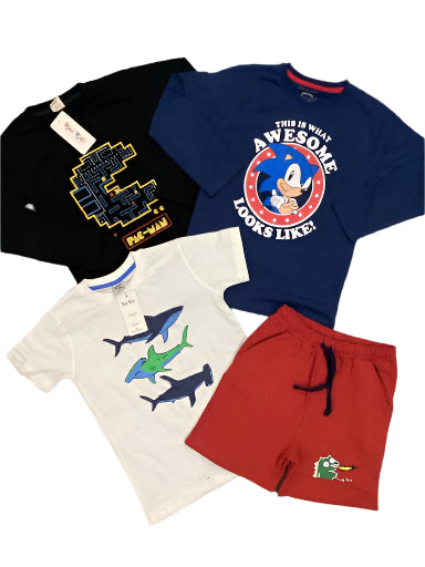 Kids Boys Summer Deals 7-8 Years Shirts and Short