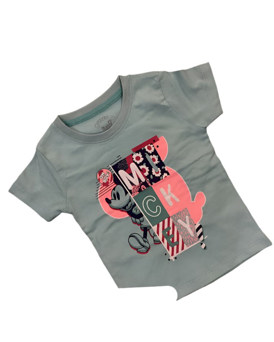 Kids Girls Boys Summer New Arrivals T Shirts Branded Micky