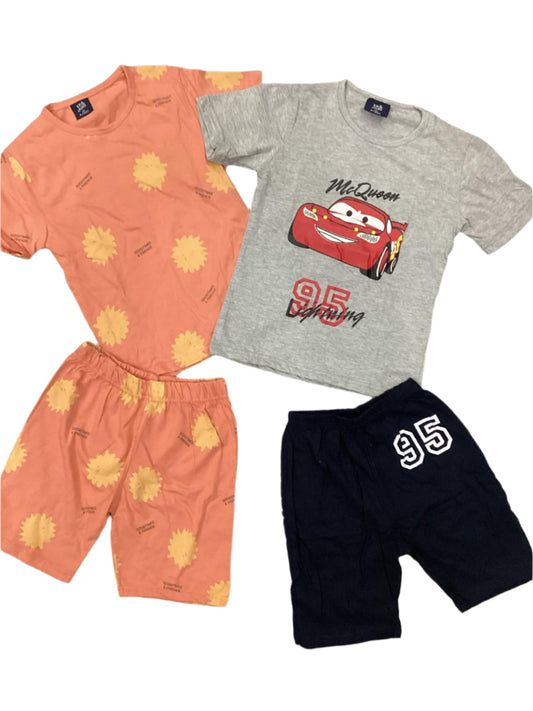 Kids Girls Boys Summer Pj Suit 6-7 Year