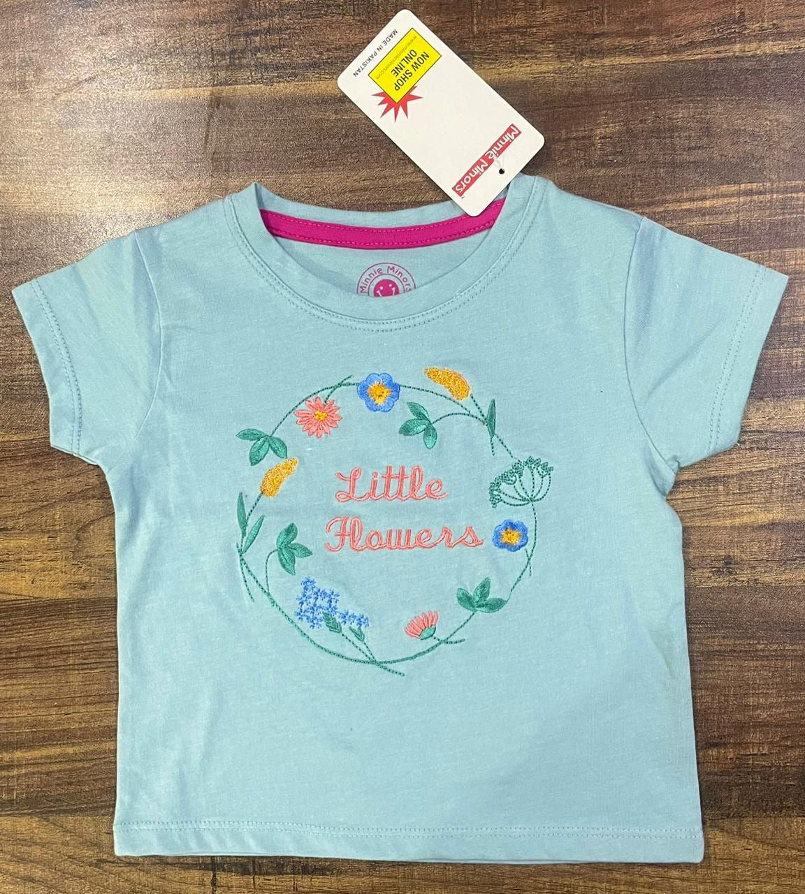 Kids Girls Affordable Baby Outfits –- Summer New Arrival Original Minnie Minors T-Shirt