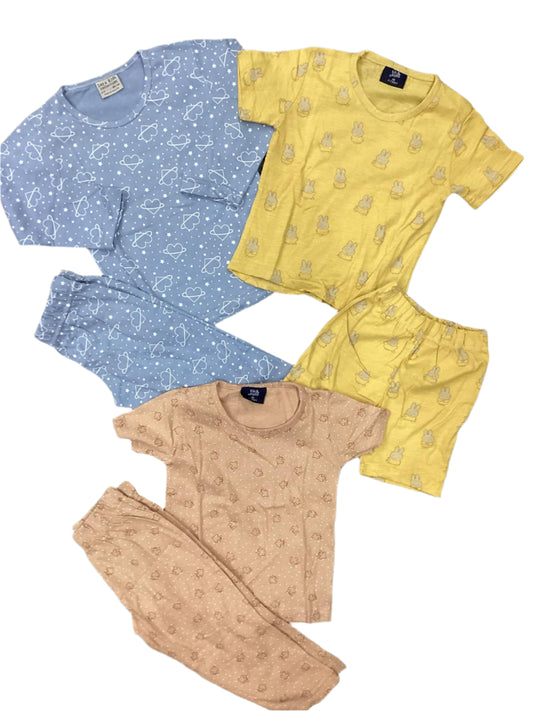 Kids Girls Boys Summer Pj Suit 2-3 Years