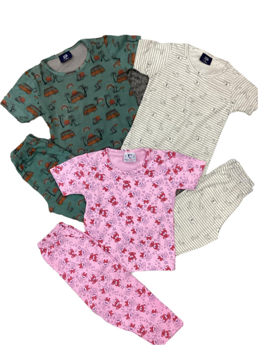 Kids Girls Boys Summer Pj Suit 2-3 Years