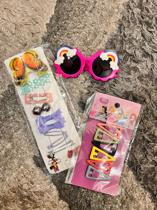 Pack of 3: Pins Pack of 2 and Rainbow Glasses Blessed Sale