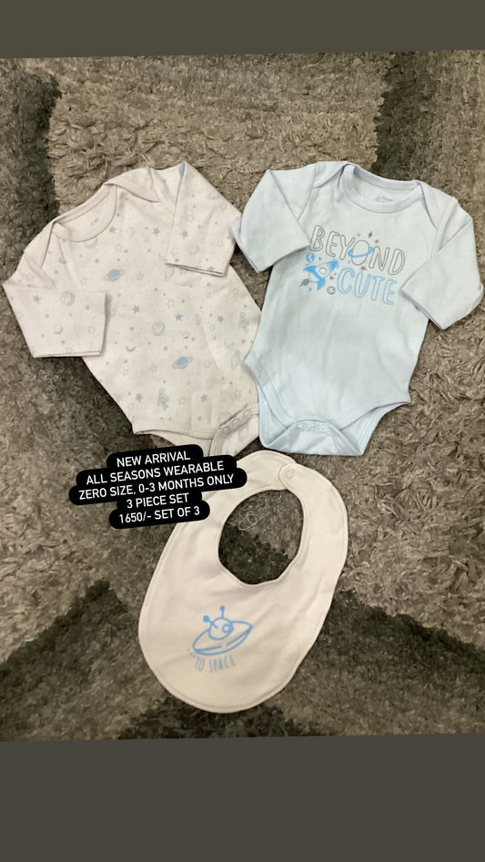 Kids Infant Affordable Baby Outfits –- Winter Original Minnie Minors Pack of 3 Deals