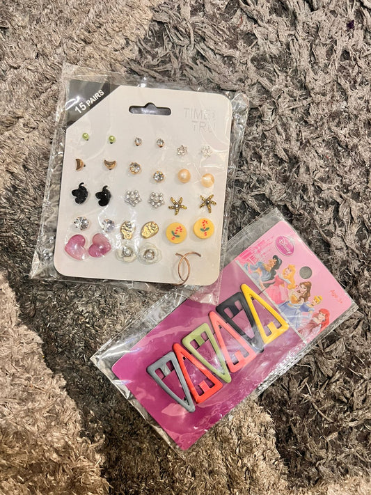 1 Pack of Ear Pins and  Pins Pack on Blessed Sale