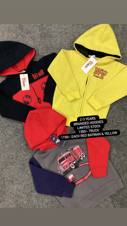 Kids Girls Boys Affordable Baby Outfits –- Winter Warm Fleece Branded Pack of 3