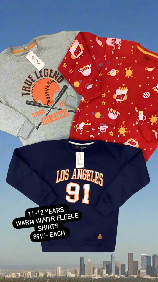 Kids Boys Winter Warm Deal 11-12 Year