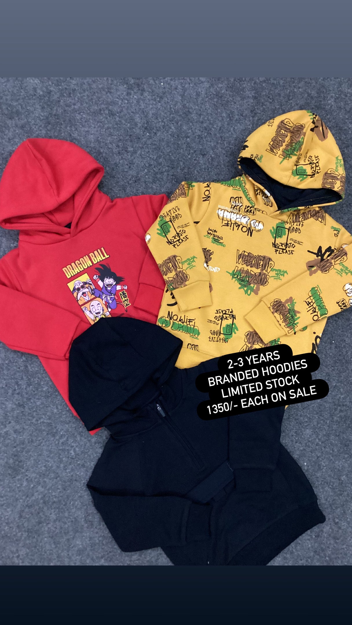 Kids Boys Girls Affordable Baby Outfits –- Winter Warm Fleece Branded Hoodies