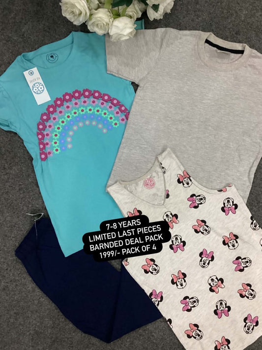 Kids Affordable Collection 2026: Kids Girls Branded Packs Deal Summer Sale 7-8 Years