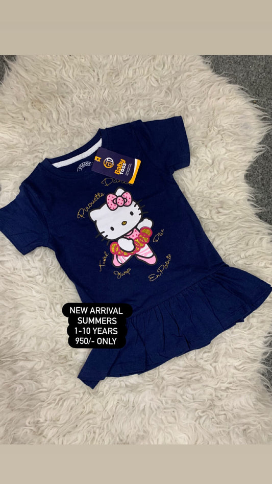 Kids Girls Affordable Baby Outfits –- Summer New Arrival Original Branded Tops