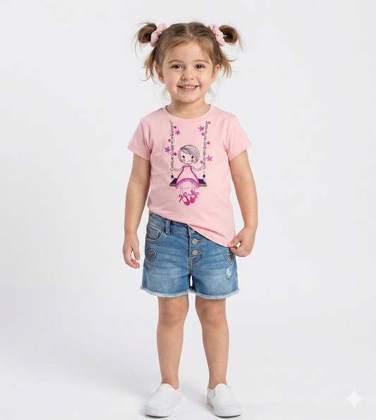 Kids Girls Affordable Baby Outfits –- Summer New Arrival Original Minnie Minors T-Shirt