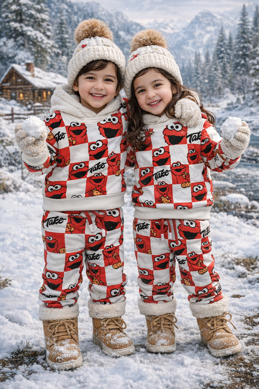Kids Girls Boys Affordable Baby Outfits –- Winter Warm Original Branded Track Suits