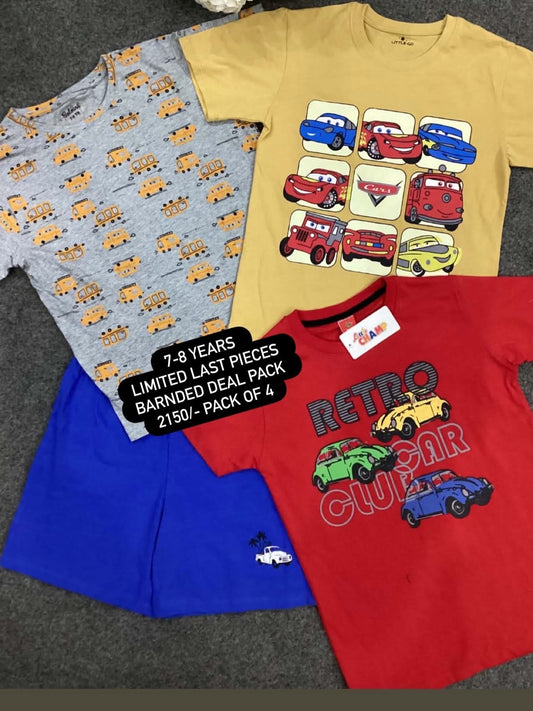 Kids Affordable Collection 2026: Kids Boys Branded Packs Deal Summer Sale 7-8 Years