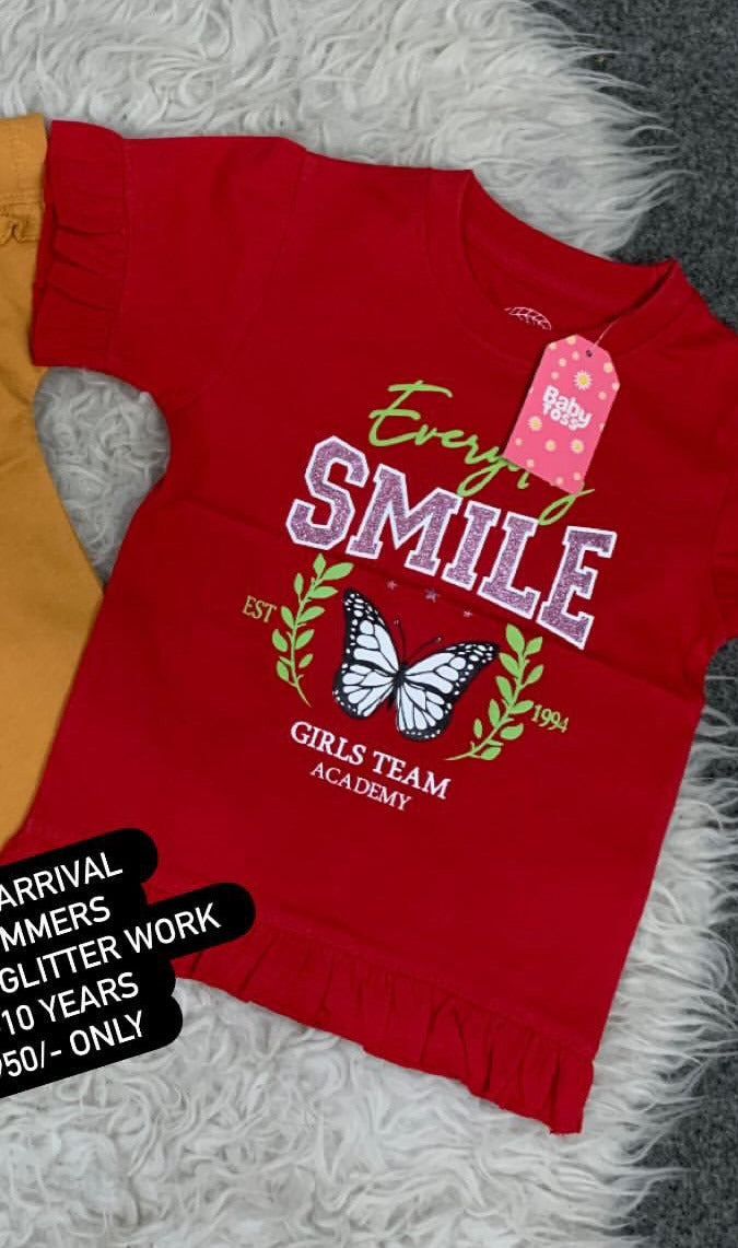 Kids Girls Affordable Baby Outfits –- Summer New Arrival Original Branded Tops