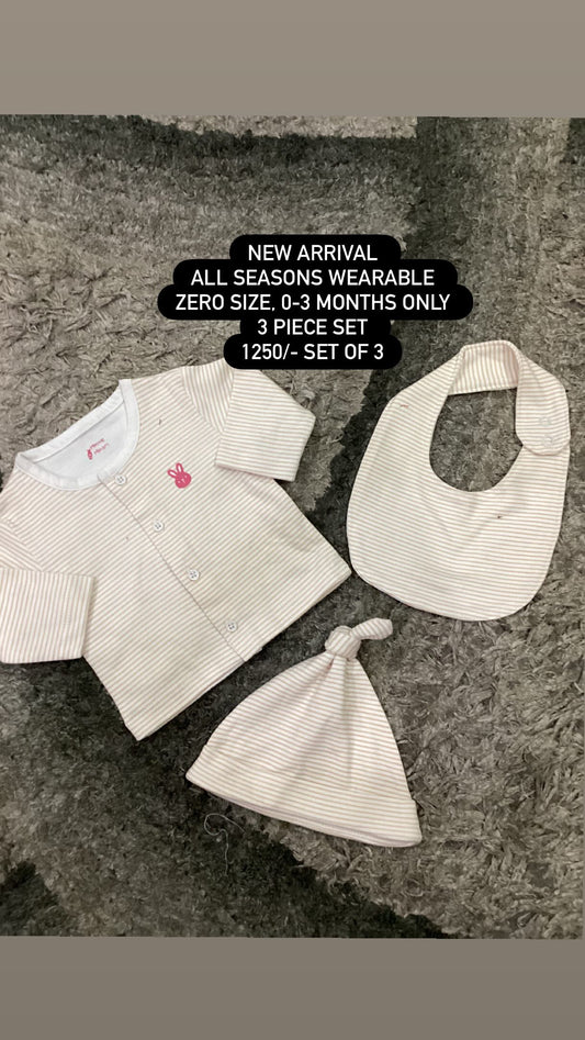 Kids Infant Affordable Baby Outfits –- Winter Original Minnie Minors Pack of 3 Deal