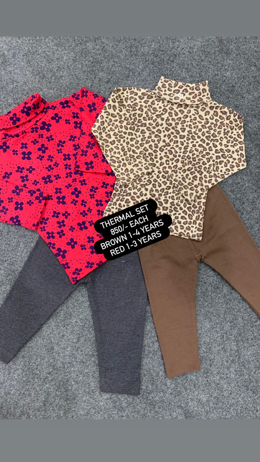 Kids Girls Boys Affordable Baby Outfits –- Winter Warm Branded Hi Neck with Tights