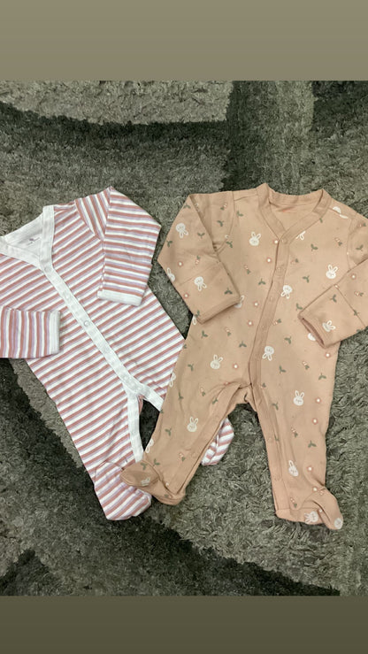 Kids Infant Affordable Baby Outfits –- Winter Original Minnie Minors Full Length Romper