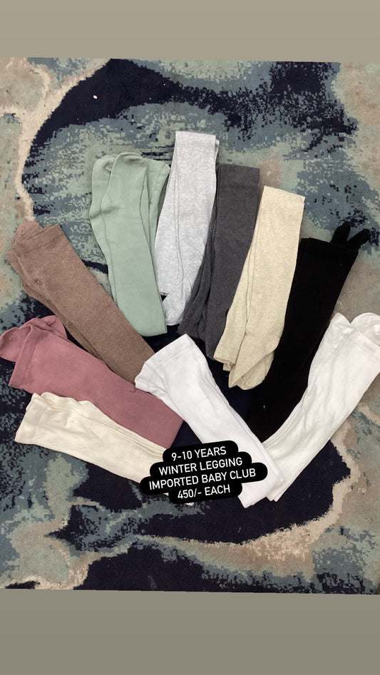 Kids Boys Girls Affordable Baby Outfits –- Winter Warm Branded Imported Woolen Leggings