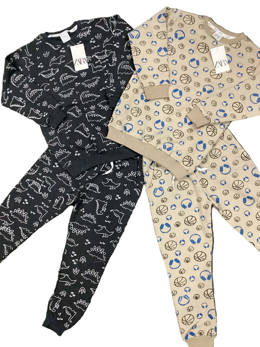 Kids Boys Girls Affordable Baby Outfits –- Winter Warm Fleece Track Suit 2 Suits Deal