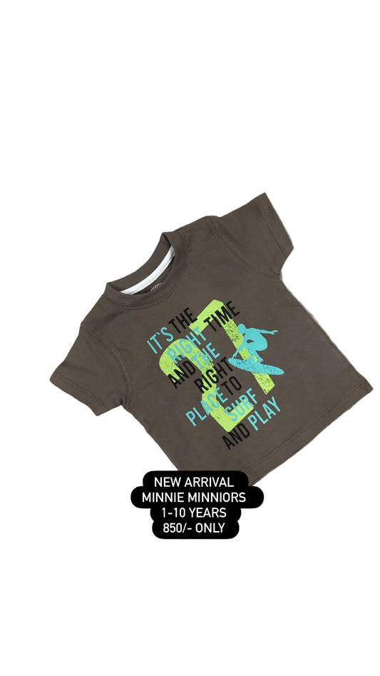 Kids Boys Affordable Baby Outfits –- Summer New Arrival Original Branded T Shirt