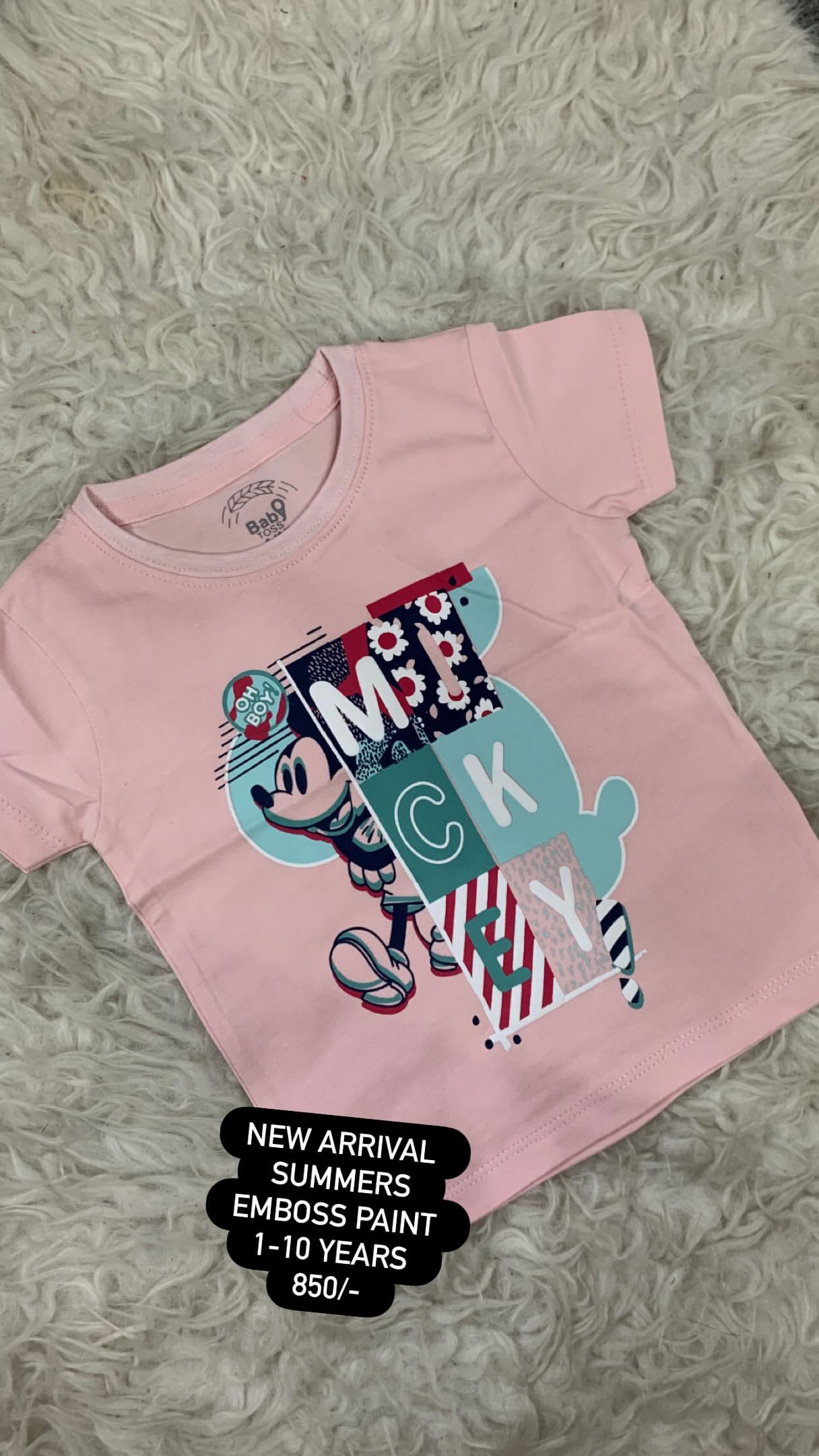 Kids Boys Girls Affordable Baby Outfits –- Summer New Arrival Original MickyMouse