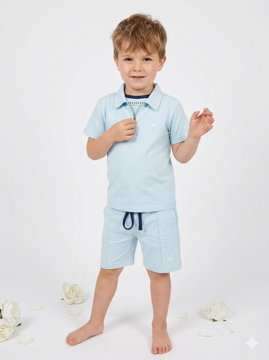 Kids Boys Affordable Baby Outfits –- Summer New Arrival Original Breakout Polo with Shorts