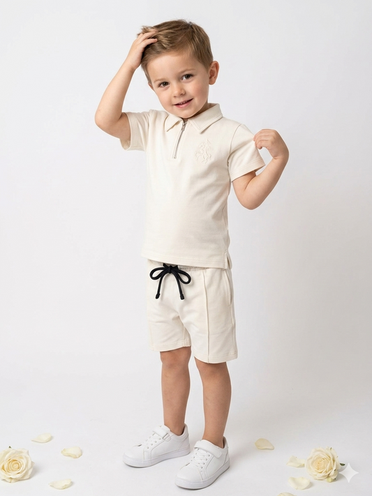 Kids Boys Affordable Baby Outfits –- Summer New Arrival Original Breakout Polo with Shorts