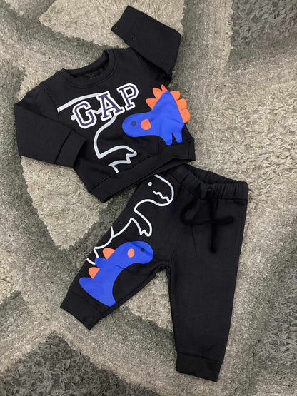 Kids Girls Boys Affordable Baby Outfits –- Winter Fleece Warm Imported Branded Track Suit