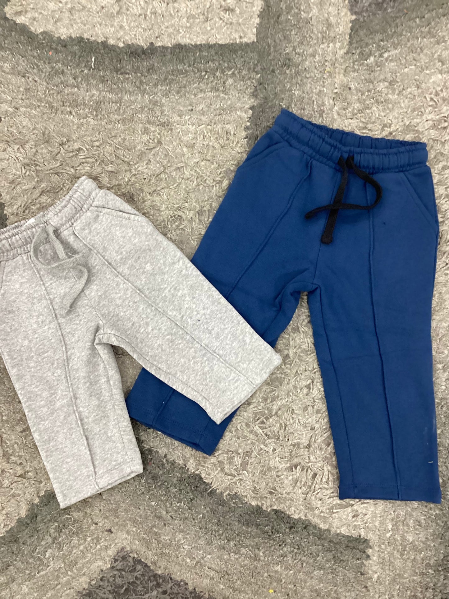 Kids Boys Girls Affordable Baby Outfits –- Winter Warm Fleece Trousers