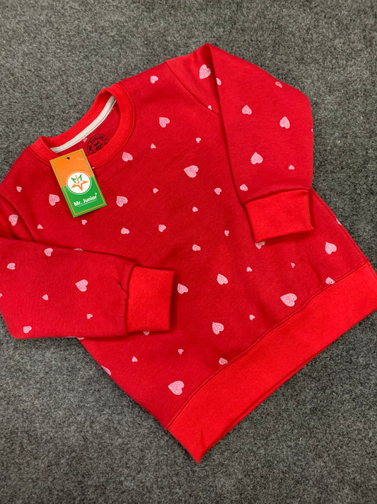 Kids Girls Boys Affordable Baby Outfits –- Winter Warm Branded Fleece Warm Shirt
