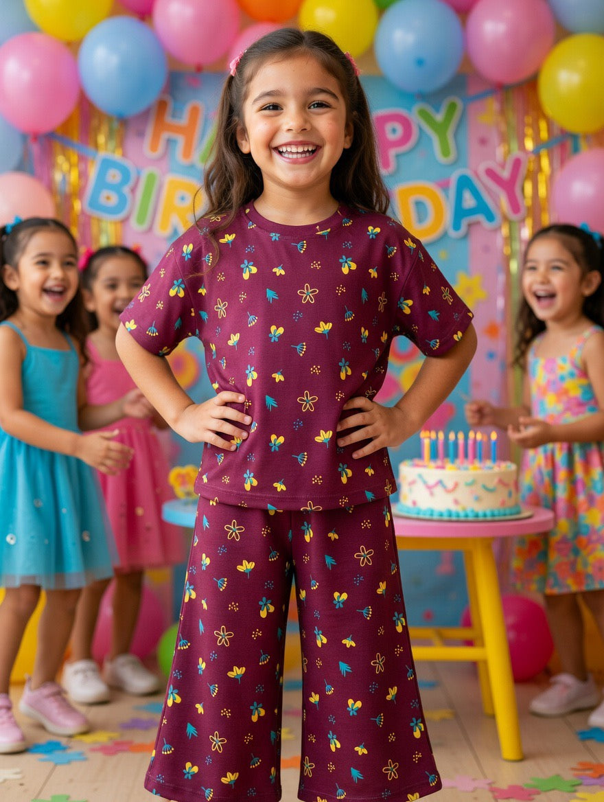 Kids Girls Affordable Baby Outfits –- Summer New Arrivals 2 Piece Shirt with Flapper