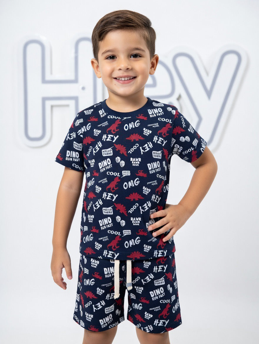 Kids Boys Affordable Baby Outfits –- Summer New Arrivals 2 Piece Shirt with Shorts