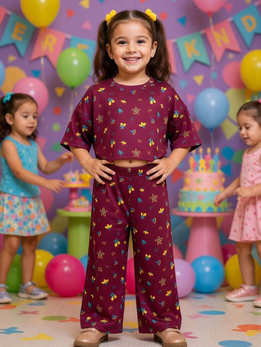 Kids Girls Affordable Baby Outfits –- Summer New Arrivals 2 Piece Shirt with Flapper
