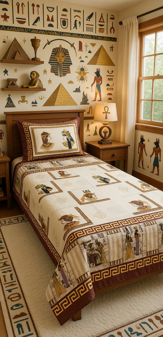 Kids Bedding Affordable Baby –- Single Bedsheet Cotton Imported Fabric Stiched with Single Pilow