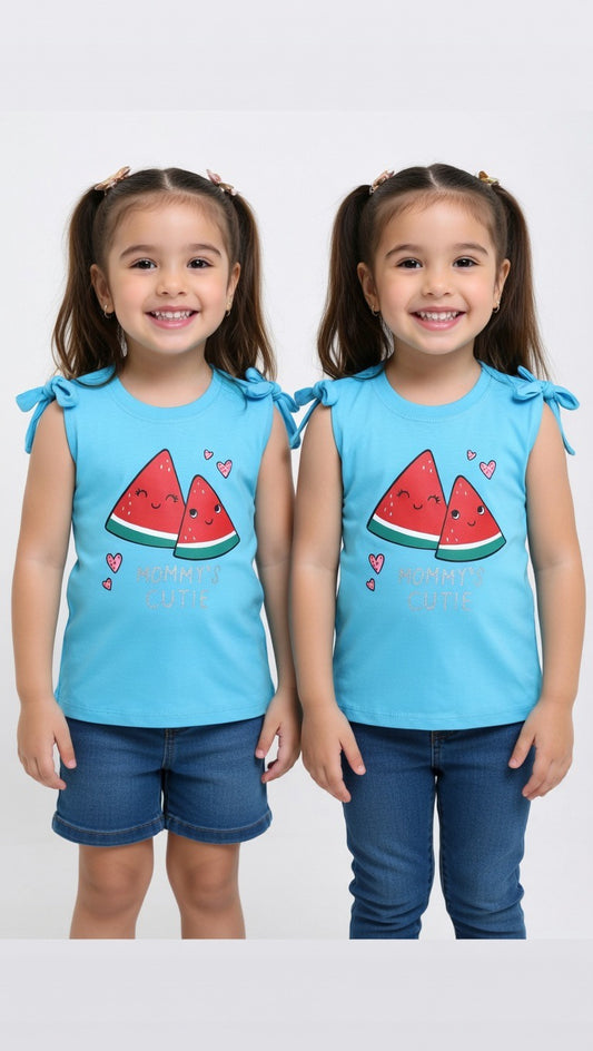 Kids Girls Affordable Baby Outfits –- Summer New Arrival Original Branded Tops