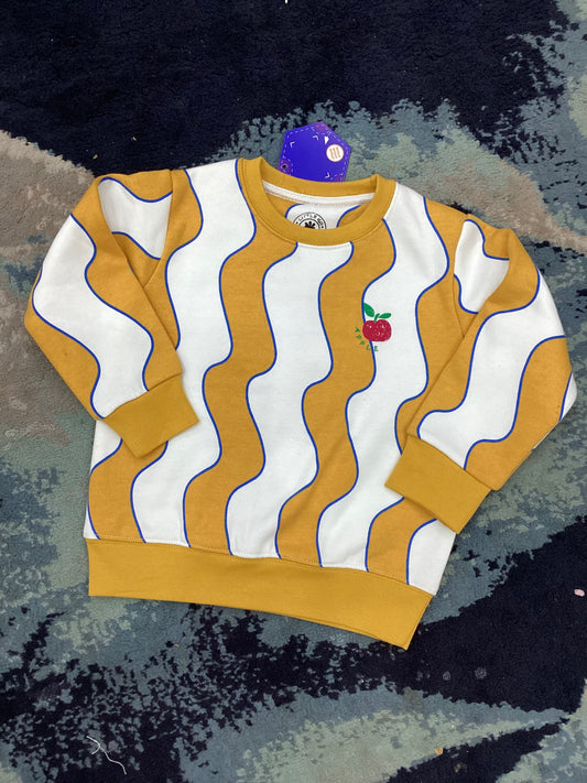 Kids Girls Boys Affordable Baby Outfits –- Winter Warm Fleece Branded Sweat Shirt